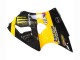 1998-1999 Kawasaki ZX6R Motorcycle Fairings - Yellow Black Monster Elf Bridgestone Canada