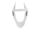 2003-2004 Kawasaki ZX6R Motorcycle Fairings - White Black Decals Canada