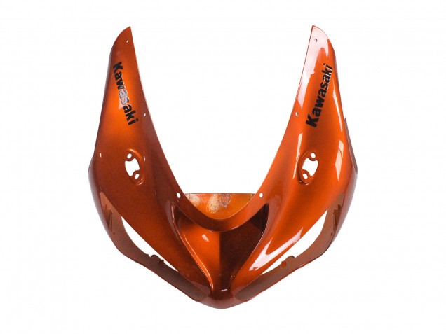 2005-2006 Kawasaki ZX6R Motorcycle Fairing - Orange Black Canada