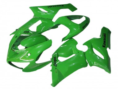 2005-2006 Kawasaki ZX6R Motorcycle Fairings - Green Canada