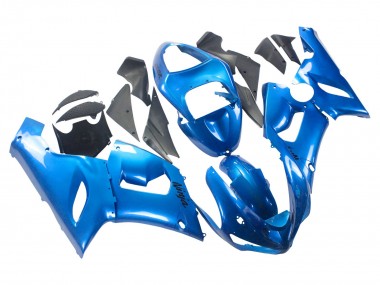 2005-2006 Kawasaki ZX6R Motorcycle Fairings - Glossy Blue Canada