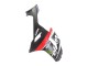 2007-2008 Kawasaki ZX6R Motorcycle Fairings - Black White Red with White Snow Decal Ninja Elf Canada