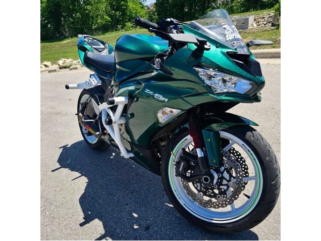 2019-2022 Kawasaki ZX6R Motorcycle Fairings - Dark Green Canada