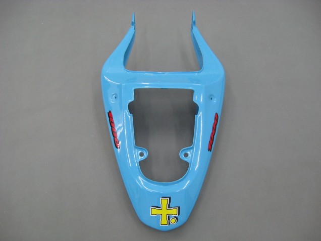 2000-2002 Suzuki GSXR1000 Motorcycle Fairings - Light Blue Yellow Black Motul Rizla Canada