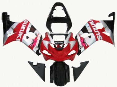 2000-2002 Suzuki GSXR1000 Motorcycle Fairings - Red Silver White Black Canada