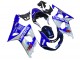 2000-2002 Suzuki GSXR1000 Motorcycle Fairings - Blue White Silver Castrol Dunlop Canada