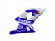 2000-2002 Suzuki GSXR1000 Motorcycle Fairings - Blue White Silver Castrol Dunlop Canada