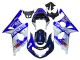 2000-2002 Suzuki GSXR1000 Motorcycle Fairings - Blue White Silver Castrol Dunlop Canada