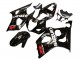 2003-2004 Suzuki GSXR 1000 Motorcycle Fairings - Glossy Black White Red Decals Canada