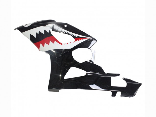 2005-2006 Suzuki GSXR 1000 Motorcycle Fairings - Glossy Black Red White Shark Canada
