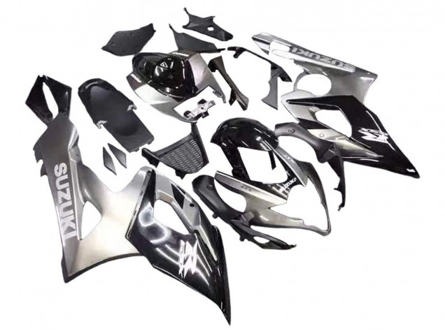 2005-2006 Suzuki GSXR 1000 Motorcycle Fairings - Glossy Black Grey Canada