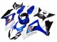 2007-2008 Suzuki GSXR 1000 Motorcycle Fairings - White Blue Black Red Canada