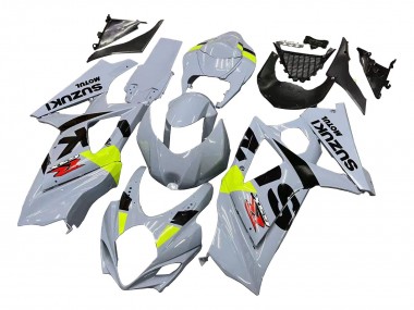 2007-2008 Suzuki GSXR 1000 Motorcycle Fairings - Light Grey Green Black Canada