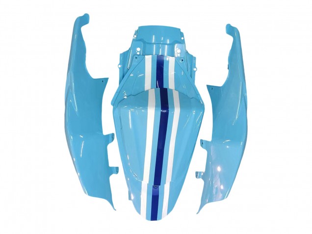 2007-2008 Suzuki GSXR 1000 Motorcycle Fairings - Light Blue Yellow Black Motul Rizla Canada