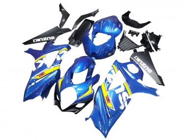 2007-2008 Suzuki GSXR 1000 Motorcycle Fairings - Blue Yellow Black Canada