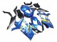 2007-2008 Suzuki GSXR 1000 Motorcycle Fairings - Blue Yellow Black Canada