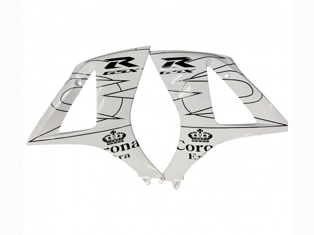 2007-2008 Suzuki GSXR 1000 Motorcycle Fairings - White Black Alstare Corona Motul Canada