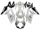 2007-2008 Suzuki GSXR 1000 Motorcycle Fairings - White Black Alstare Corona Motul Canada