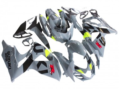 2009-2016 Suzuki GSXR 1000 Motorcycle Fairings - Grey Neon Yellow Black Motul Canada