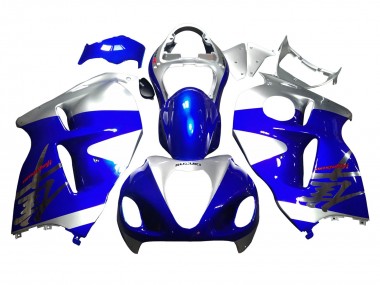 1996-2007 Suzuki GSXR 1300 Hayabusa Motorcycle Fairings - Blue Silver Hayabusa Canada