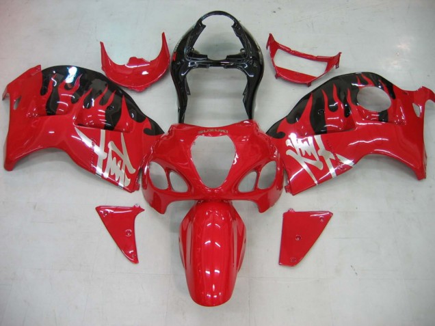 1996-2007 Suzuki GSXR 1300 Hayabusa Motorcycle Fairings - Red Black Canada