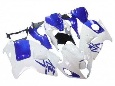 1996-2007 Suzuki GSXR 1300 Hayabusa Motorcycle Fairings - White Blue Hayabusa Canada