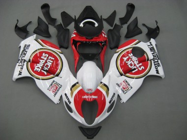 1996-2007 Suzuki GSXR 1300 Hayabusa Motorcycle Fairings - White Red Motul Canada