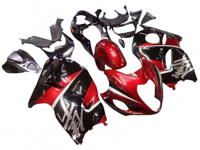 1996-2007 Suzuki GSXR 1300 Hayabusa Motorcycle Fairings - Red Glossy Black Hayabusa Canada