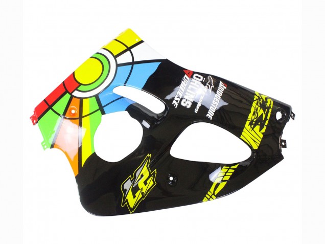 1996-2000 Suzuki GSXR 600 / GSXR 750 Motorcycle Fairings - Black Multicolor 27 Canada