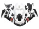 1996-2000 Suzuki GSXR 600 / GSXR 750 Motorcycle Fairings - Black White Canada