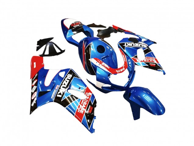 2001-2003 Suzuki GSXR 600 / GSXR 750 Motorcycle Fairings - Blue Red Racing Canada