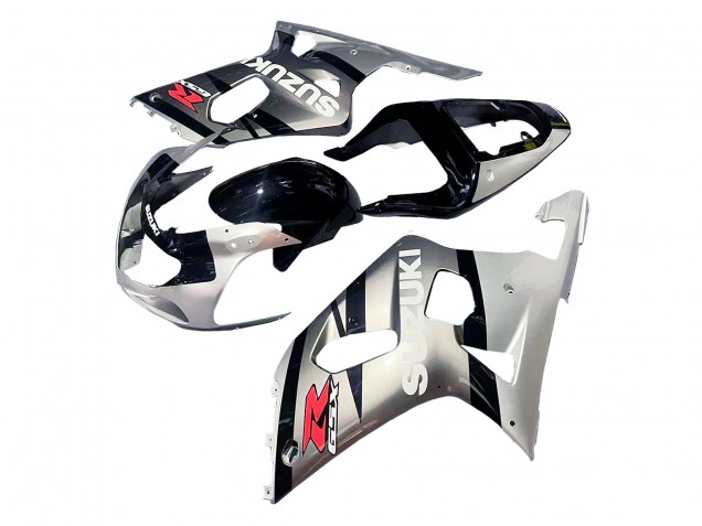 2001-2003 Suzuki GSXR 600 / GSXR 750 Motorcycle Fairing - Silver Glossy Black Red Canada