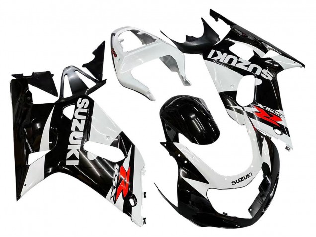 2001-2003 Suzuki GSXR 600 / GSXR 750 Motorcycle Fairings - White Glossy Black Red Canada