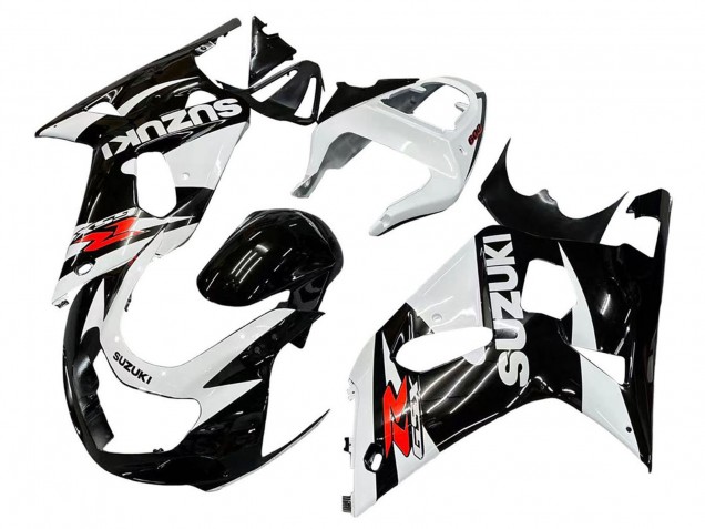 2001-2003 Suzuki GSXR 600 / GSXR 750 Motorcycle Fairings - White Glossy Black Red Canada