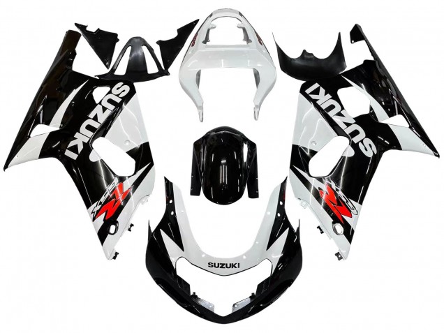 2001-2003 Suzuki GSXR 600 / GSXR 750 Motorcycle Fairings - White Glossy Black Red Canada