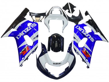 2001-2003 Suzuki GSXR 600 / GSXR 750 Motorcycle Fairings - Blue White Glossy Black Red Canada