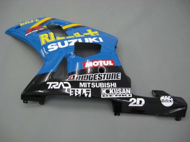 2001-2003 Suzuki GSXR 600 / GSXR 750 Motorcycle Fairings - Blue Yellow Black Motul Rizla Canada