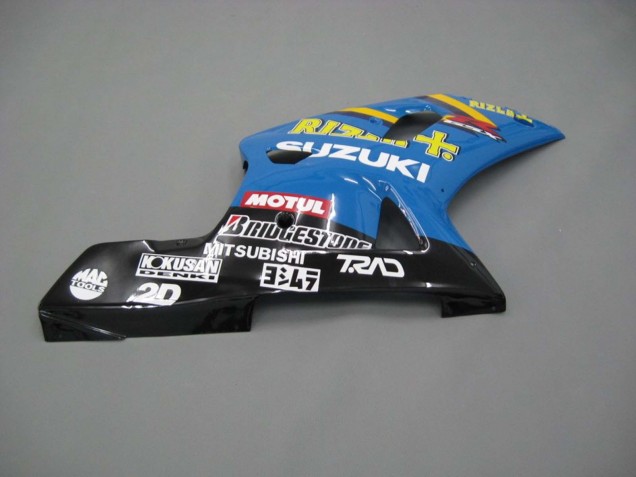 2001-2003 Suzuki GSXR 600 / GSXR 750 Motorcycle Fairings - Blue Yellow Black Motul Rizla Canada