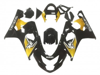 2001-2003 Suzuki GSXR 600 / GSXR 750 Motorcycle Fairings - Yellow Glossy Black Canada