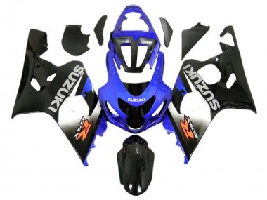 2004-2005 Suzuki GSXR 600 / GSXR 750 Motorcycle Fairings - Blue Black Canada