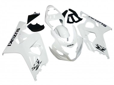 2004-2005 Suzuki GSXR 600 / GSXR 750 Motorcycle Fairings - Pearl White Canada