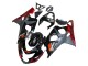 2004-2005 Suzuki GSXR 600 / GSXR 750 Motorcycle Fairings - Black Grey Red Canada