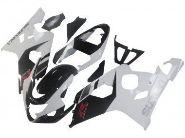 2004-2005 Suzuki GSXR 600 / GSXR 750 Motorcycle Fairings - White Black Red Canada