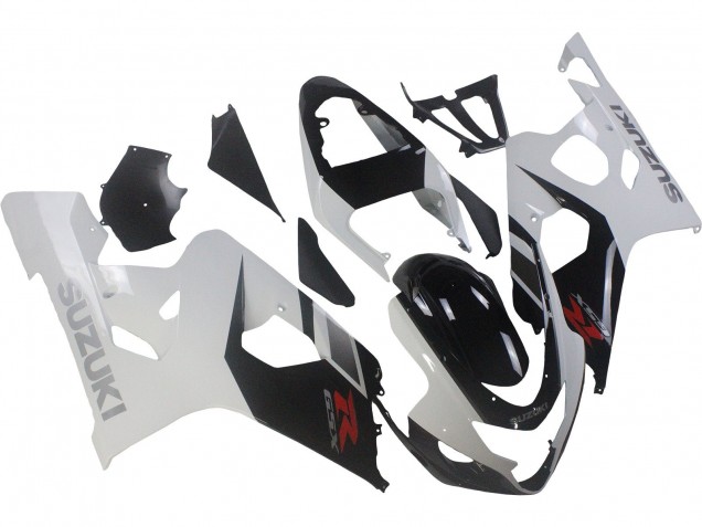 2004-2005 Suzuki GSXR 600 / GSXR 750 Motorcycle Fairings - White Black Red Canada