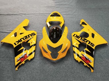 2004-2005 Suzuki GSXR 600 / GSXR 750 Motorcycle Fairings - Yellow Black Canada