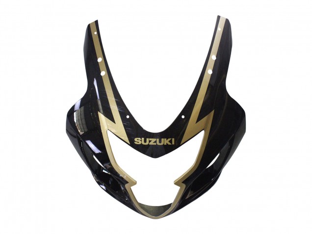 2004-2005 Suzuki GSXR 600 / GSXR 750 Motorcycle Fairings - Glossy Black Gold Corona Canada