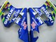 2004-2005 Suzuki GSXR 600 / GSXR 750 Motorcycle Fairings - Blue White Yellow Green Telefumica Motul MoviStar Canada