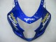 2004-2005 Suzuki GSXR 600 / GSXR 750 Motorcycle Fairings - Blue White Yellow Green Telefumica Motul MoviStar Canada