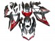2008-2010 Suzuki GSXR 600 / GSXR 750 Motorcycle Fairings - Matte Black Red Canada