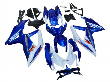 2008-2010 Suzuki GSXR 600 / GSXR 750 Motorcycle Fairing Kits - Blue White Red Canada